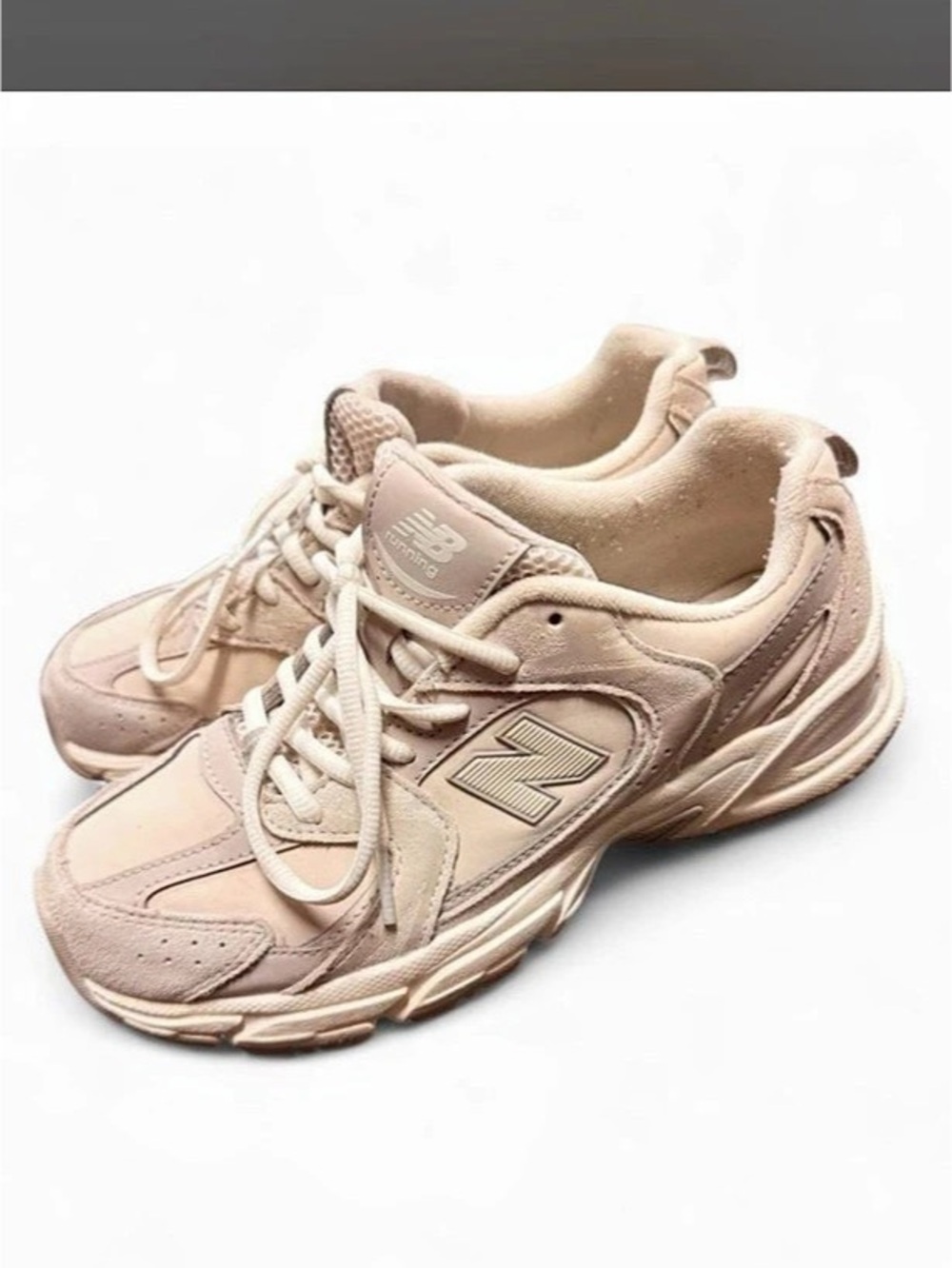 New Balance 9060 cream and white Sneakers